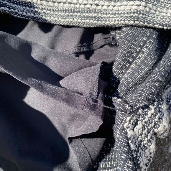 W by Worth Women's XS Striped Tweed Shift Dress Hi-Low Multicolor Business - Picture 2 of 9